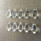 10Pcs Glass Art Crystal Prisms Suncatcher 20mm