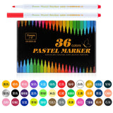 36 Color Sketching Markers, Acrylic Marker for Painting, Acrylic Paint Pen, Brush Art Marker for Fabric Canvas, Rock Painting